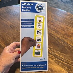 ASD Visual Morning Routine for special needs kids